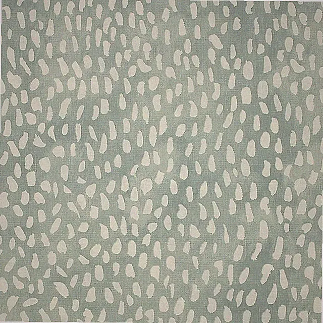 Ballard Designs Thandie Watercolor Spotted Quilt Blue White Polka Dot Cotton