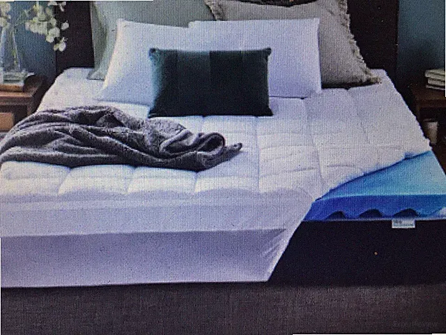 Mattress Topper King Size Sleep Innovations Dual Layer 4 Inch Memory Foam