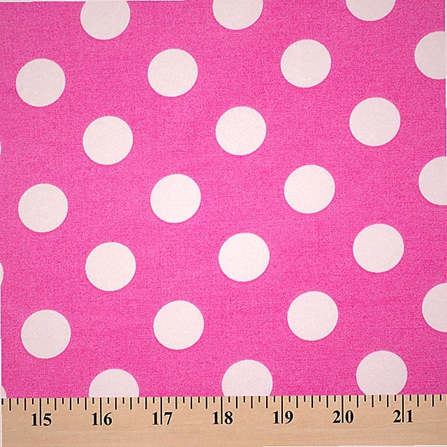 Polka Dot Large Printed Fabric 100% Cotton 58/60" Wide Sold By The Yard
