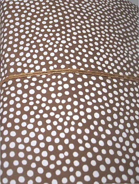 Pottery Barn Dorm TWIN Organic Duvet Cover +Standard Sham Mini Dot Coffee Brown