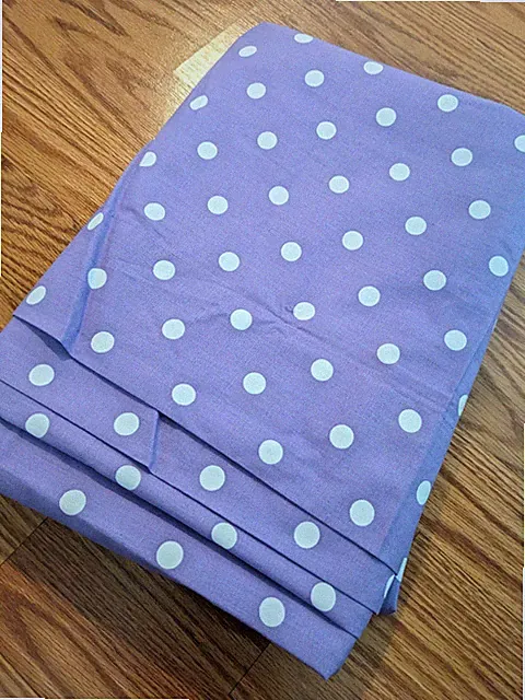 Pottery Barn Teen Dottie Flat Sheet Twin XL Purple Polka Dot New Cotton dots