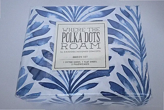 Where The Polka Dots Roam Bedding Set- Queen Size